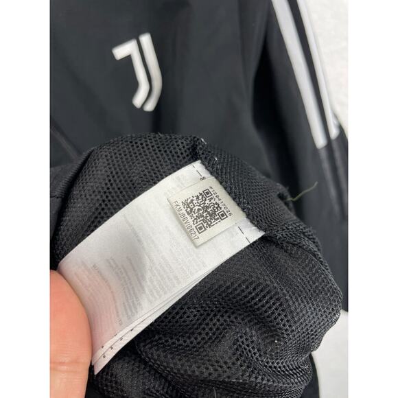 Adidas Juventus Track Jacket Men’s Size S Black White 2022 2023 Soccer Football - Picture 7 of 10
